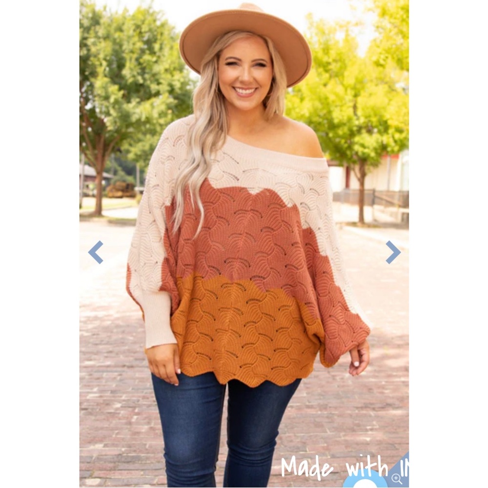 Chic Soul off the shoulder fall sweater